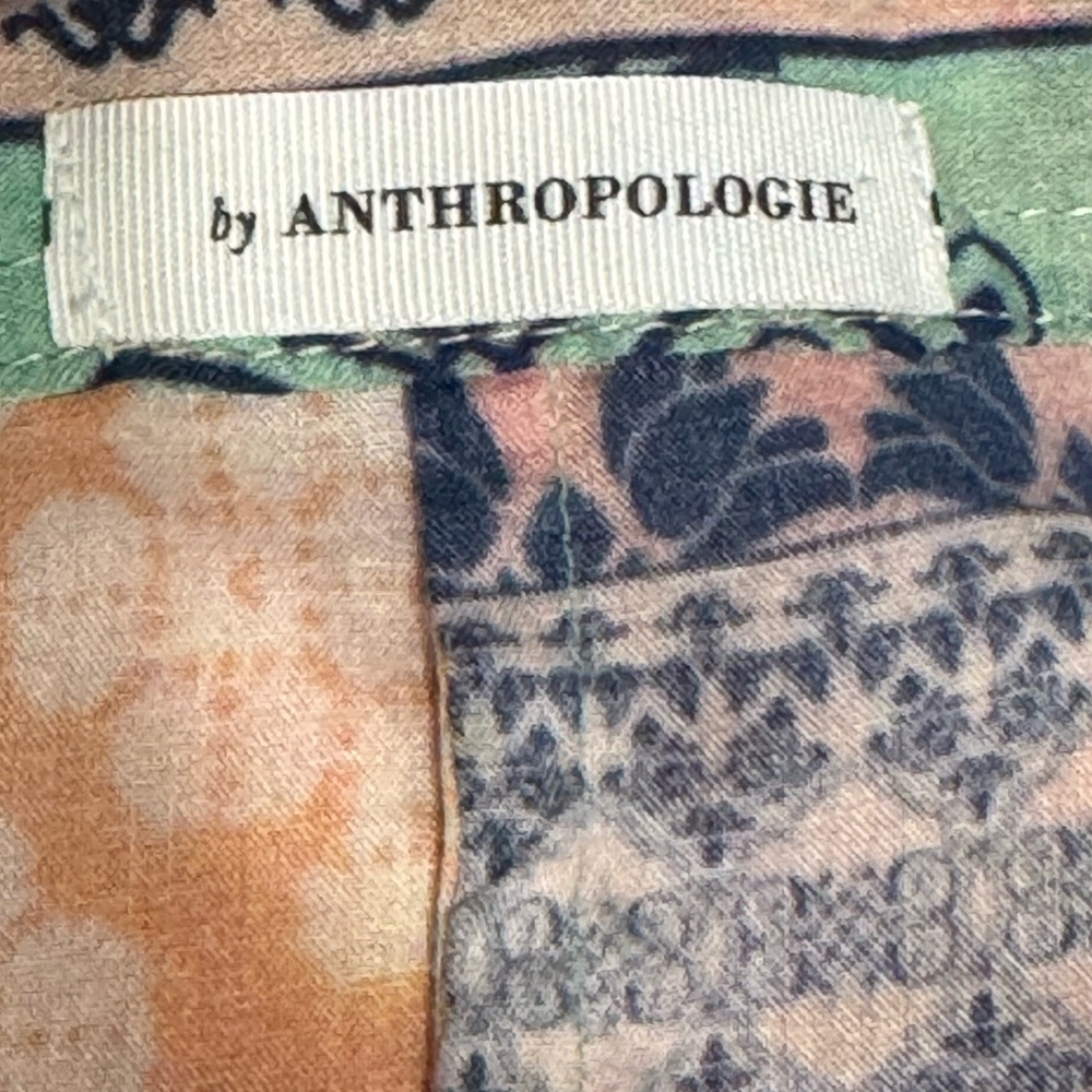 Anthropologie Os Multicolor Patchwork Kimono - image 3